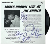James Brown Signed "Live at the Apollo" Record Album with "I Feel Good" Inscription (JSA LOA)