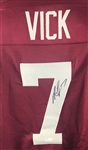 Michael Vick Virginia Tech Signed Maroon Pro Style Jersey (JSA)
