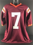 Michael Vick Virginia Tech Signed Maroon Pro Style Jersey (JSA)