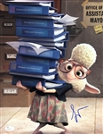 Jenny Slate Signed 11" x 14" Photograph from the Cartoon Zootopia" (JSA)