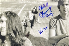 Nirvana: Krist Novoselic & Chad Channing Signed 8" x 12" Photograph (Beckett/BAS Guaranteed)