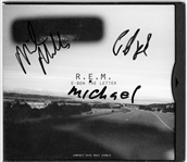 R.E.M. Rare Group Signed "E-Bow The Letter" CD Cover (Epperson/REAL LOA)