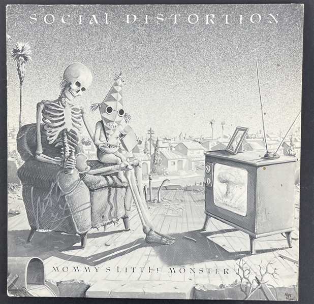 Social Distortion : Mike Ness Signed Album Cover (BAS Guaranteed)