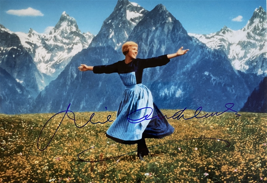 Julie Andrews RARE In-Person Signed 11" x 14" Photograph from "The Sound of Music" (Beckett/BAS Guaranteed)