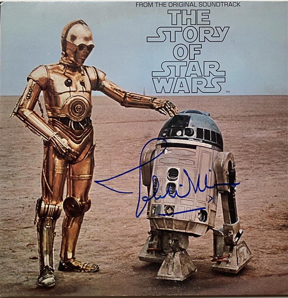 "The Story of Star Wars" Soundtack Album Signed By John Williams (JSA)