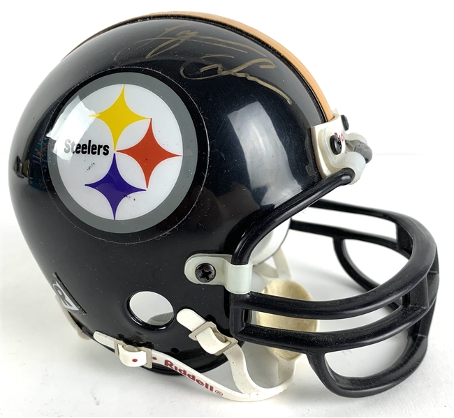 Lynn Swann Signed Pittsburgh Steelers Authentic Mini Helmet (Beckett/BAS COA)