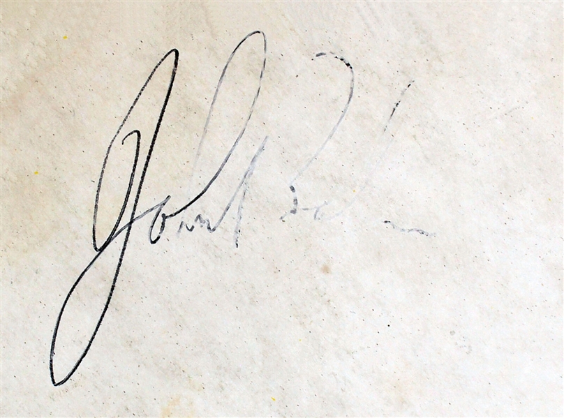 Led Zeppelin: John Bonham ULTRA RARE Signed Led Zeppelin II Album (JSA LOA)
