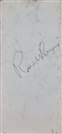 President Ronald Reagan Signed Paper (Beckett/BAS Guaranteed)