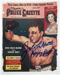 Sports Stars: Lot of Eight (8) Photographs, signatures include: LaMotta, Butkus, Tittle, and More! (Beckett/BAS Guaranteed)