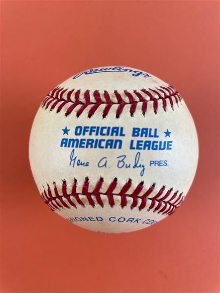 Herb Score Autographed OAL Baseball (Beckett/BAS Guaranteed)