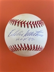 Eddie Matthews Autographed ONL Baseball (Beckett/BAS Guaranteed)