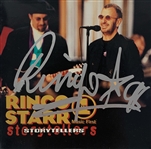 The Beatles: Ringo Starr Superb Signed "Storytellers" CD Booklet with Signing Pics (Beckett/BAS Guaranteed)