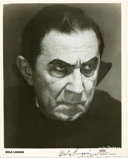 Bela Lugosi Rare & Desirable Signed 8" x 10" Photo as Dracula! (Beckett/BAS LOA)