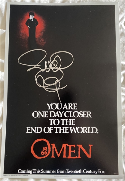 Rare Omen 12x18 signed by Richard Donner (Beckett/BAS Guaranteed)