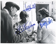Star Wars: Hamill, Fisher & Kershner Signed 10” x 8” Photo from “The Empire Strikes Back” (Beckett/BAS Guaranteed) 