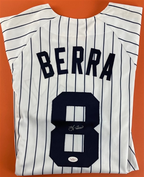 Yogi Berra Signed New York Yankees Jersey (JSA COA)