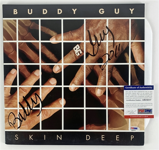 Buddy Guy Signed "Skin Deep" Record Album (PSA/DNA)