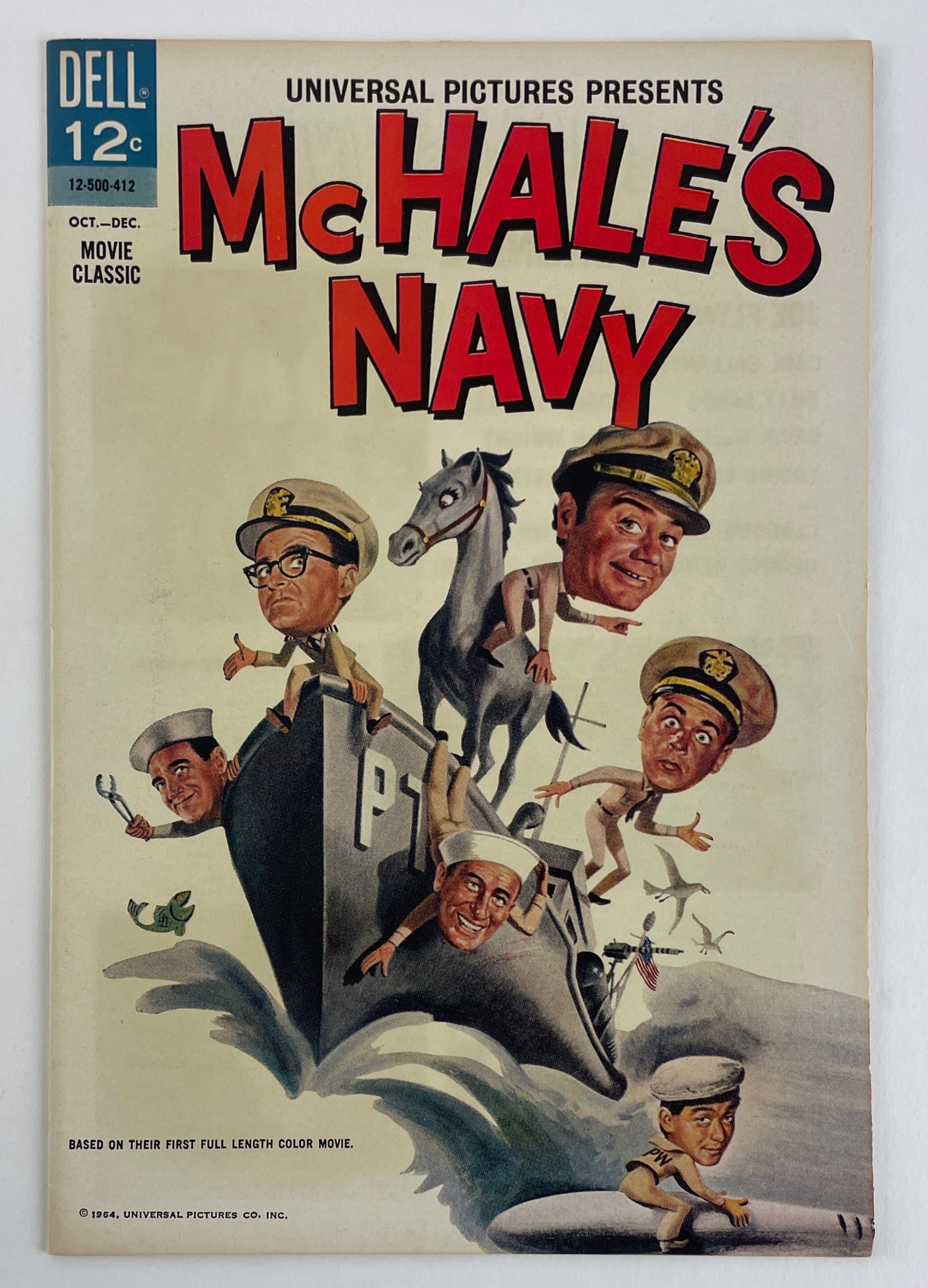 Lot Detail Mchales Navy Movie Classic 1964 Dell Comic Excellent