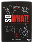Metallica Group Signed So What! Hardcover Book (PSA/DNA LOA)