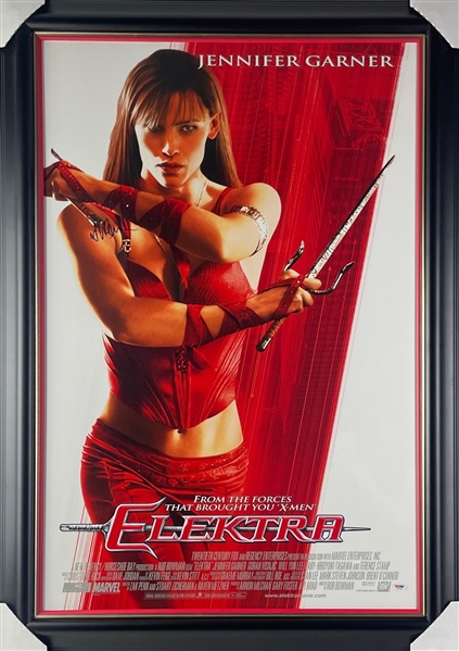 Elektra : Jennifer Garner Signed Movie Poster (PSA/DNA COA)
