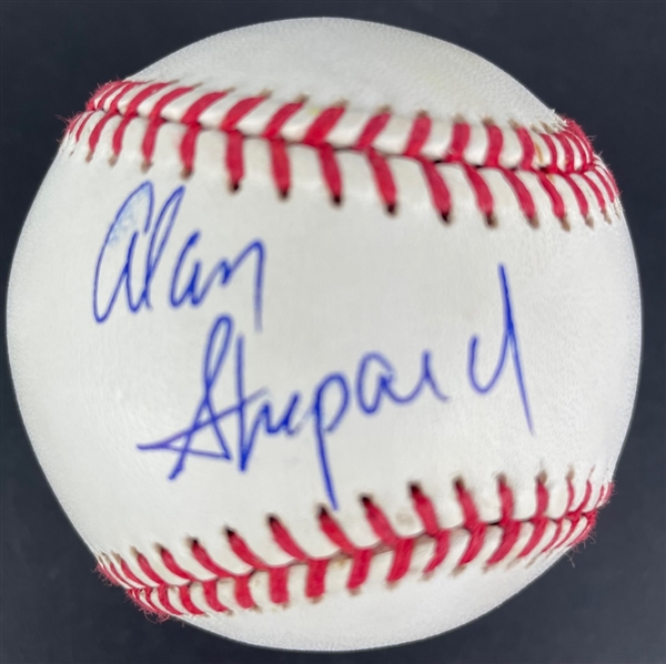 Alan Shepard Rare Signed OLB Baseball (JSA)