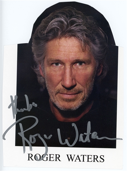 Pink Floyd: Roger Waters 8” x 10” Signed Trimmed Promo Photo (Floyd Authentic Guaranteed) 