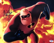 The Voice of Mr. Incredible Craig Nelson signed 14 x 11 Photograph from the movie (PSA/DNA) 