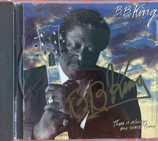 Hall of Fame Musician B.B. King Signed "There is always one more time" CD (Beckett/BAS)