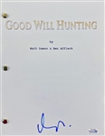Matt Damon Signed Good Will Hunting Screenplay (ACOA)