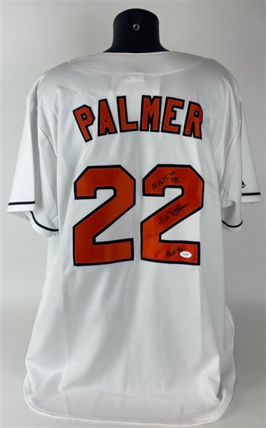 Jim Palmer Signed & Inscribed Baltimore Orioles Jersey (JSA COA)