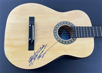 Bo Diddley Signed Acoustic Guitar (PSA/DNA LOA)