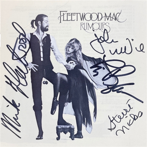 Fleetwood Mac: Group Signed Rumours CD Booklet (Beckett/BAS LOA)