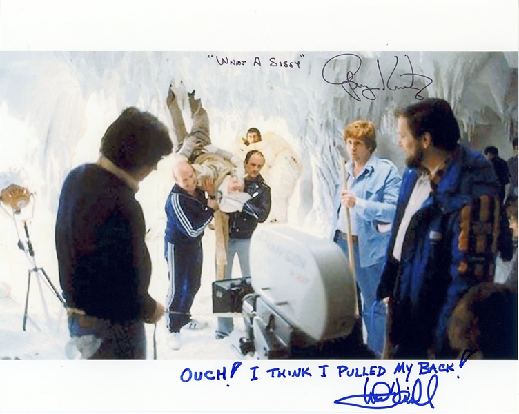 Lot Detail Star Wars Mark Hamill And Gary Kurtz 10” X 8” Signed Photo