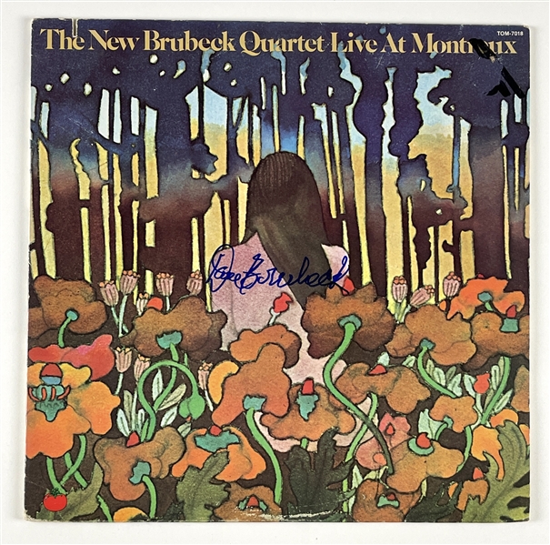 Dave Brubeck Signed “The New Brubeck Quartet Live At Montreux” Album Record (Beckett/BAS Guaranteed)