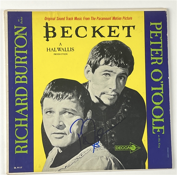 Becket: Peter O’Toole In-Person Signed “Becket Original Soundtrack Music” Album Record (John Brennan Collection) (Beckett/BAS Authentication)