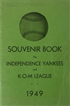1949 Yankees Minor League Souvenir Book w/ Mantle, Craft, & More - Believed to Be Mantles Mothers Personal Copy! (JSA LOA)