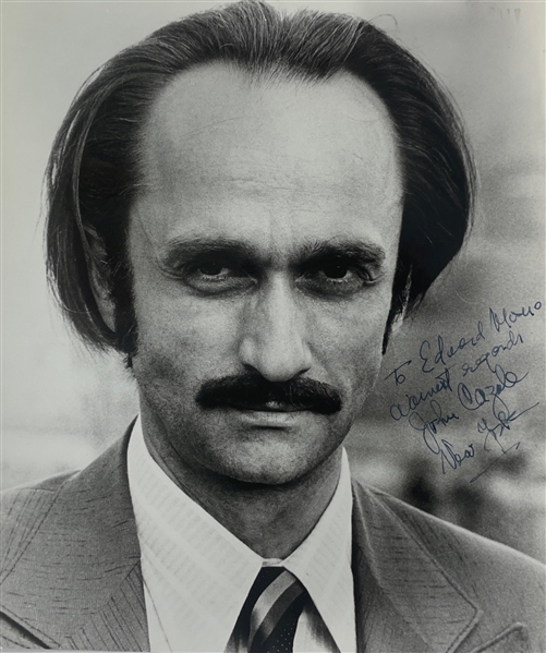 John Cazale RARE Signed 7.5 x 9 Promo Photo from Deer Hunter - His Final Film Released AFTER He Died! (JSA LOA)