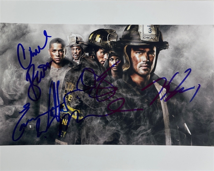 Chicago Fire: Cast Signed 8" x 10" Photo (5 signatures)(Beckett/BAS Guaranteed)