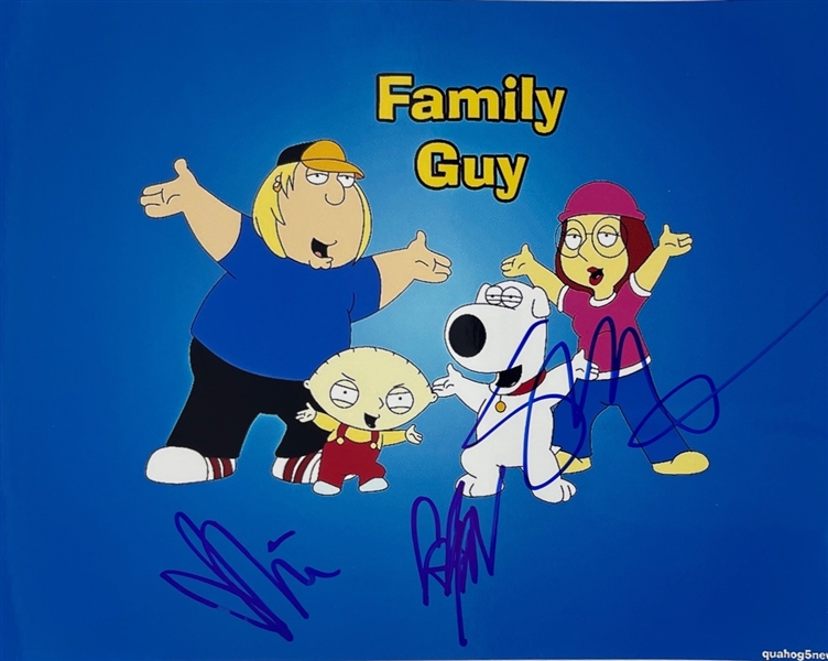Family Guy: Green, Kunis, and MacFarlane Signed 8" x 10" Photo (3 sigs)(Beckett/BAS Guaranteed)