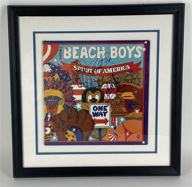 The Beach Boys Band Signed "Spirit of America" Album w/ 4 Signatures! (JSA)