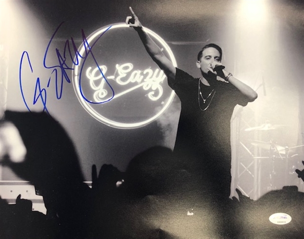 Rapper and Producer "G-Easy"  Signed 14" x 11" Photograph (PSA/DNA)
