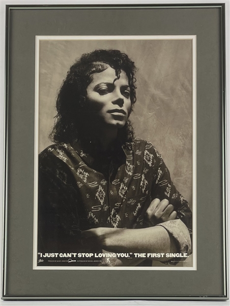 Michael Jackson Signed & Inscribed Photo in 17.25" x 23.25" Custom Framing (Beckett/BAS Guaranteed)