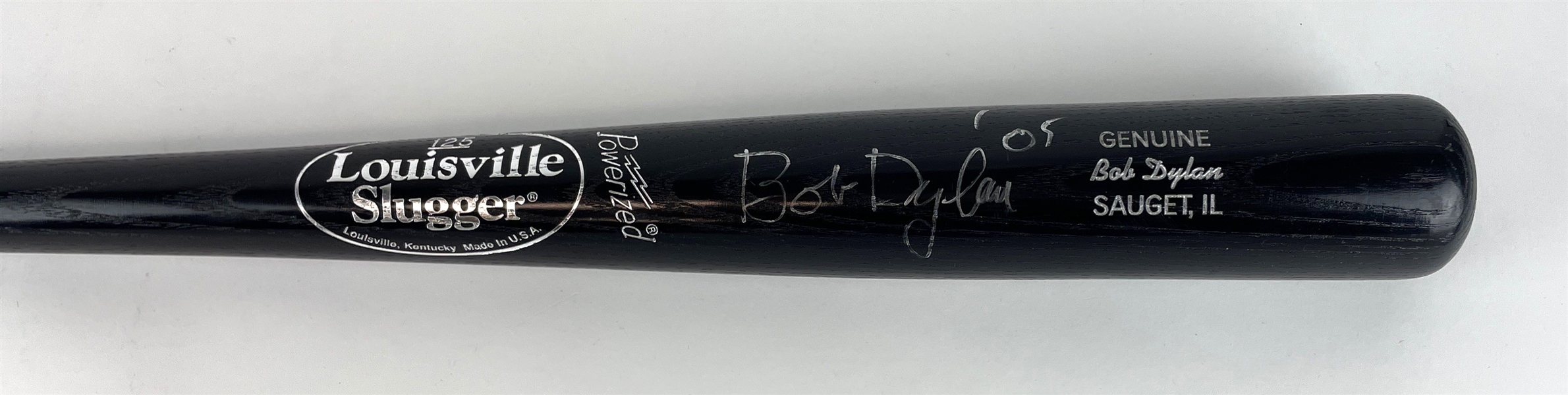 Bob Dylan Signed Louisville Slugger Bat (Beckett/BAS Guaranteed)