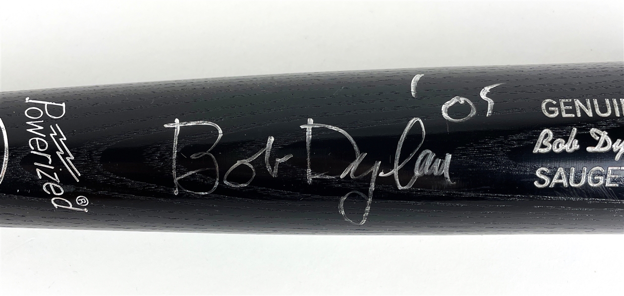 Bob Dylan Signed Louisville Slugger Bat (Beckett/BAS Guaranteed)