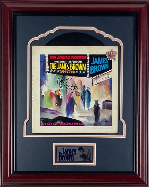 James Brown Signed "Live At the Apollo" Album in Custom Framing (Beckett/BAS LOA)