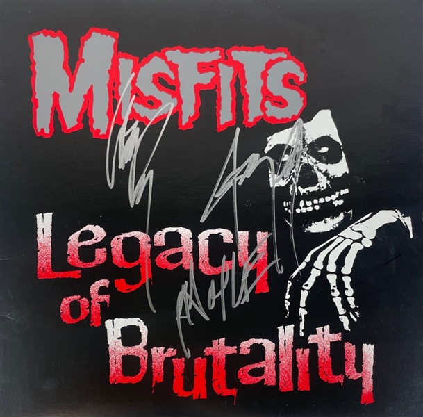 Misfits: Danzig, Only, and Doyle Signed "Legacy of Brutality" Album (Beckett/BAS Guaranteed)