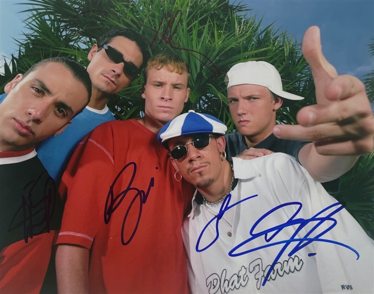 Backstreet Boys group Signed Photograph (Beckett/BAS)