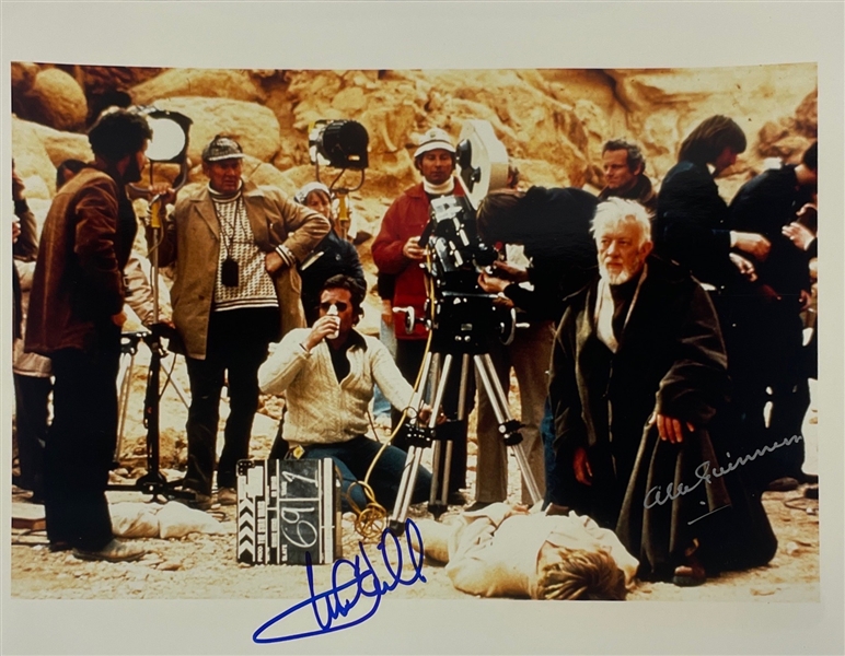 Star Wars: Hamill & Guinness Signed 8" x 10" Photo (BAS LOA) (Steve Grad Autograph Collection) 