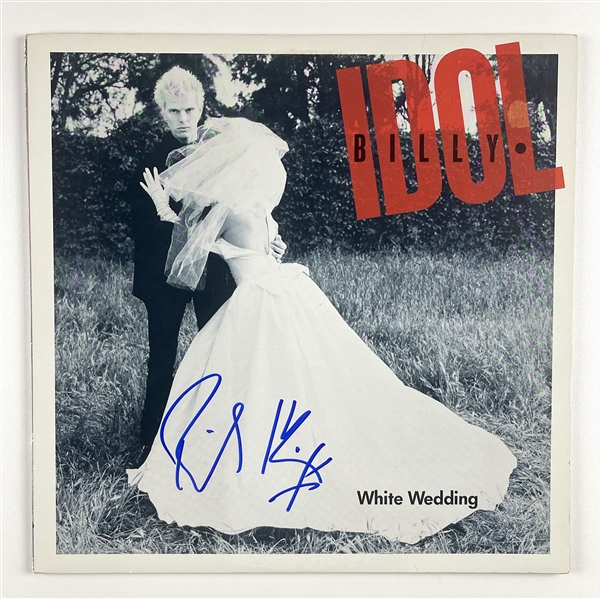  Billy Idol Signed “White Wedding” Album Record (Beckett/BAS Guaranteed)