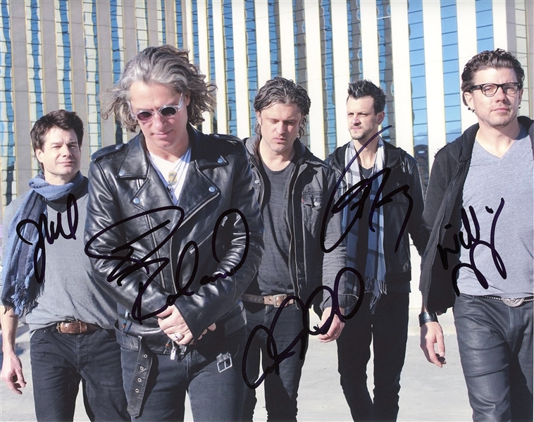 Collective Soul Group Signed 10” x 8” Photo (5 Sigs) (Beckett/BAS Guaranteed)
